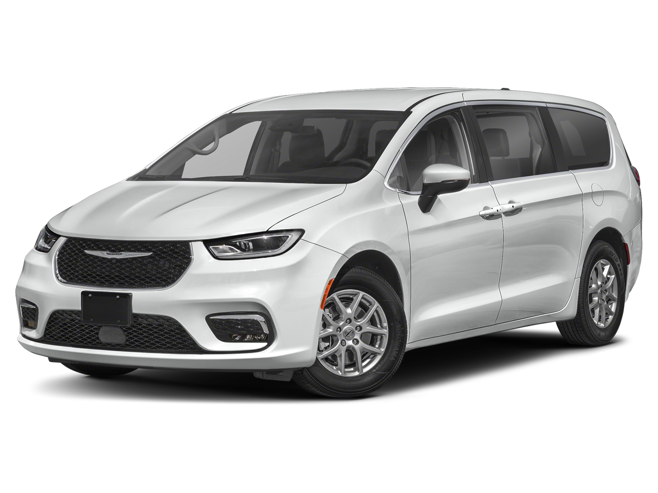 2023 Chrysler Pacifica Touring L in Bright White Clearcoat — front three-quarter view